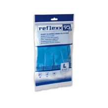 ПЕРЧАТКИ REFLEXX, нитриловые 33 см, сверхпрочные, синие, L