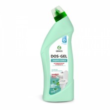 GRASS DOS-GEL, чистящее средство для ванны и туалета мятная сила, флакон 1000 мл