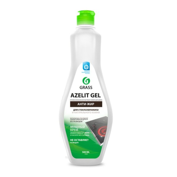 GRASS AZELIT-GEL, чистящее средство для стеклокерамики, флакон 500 мл