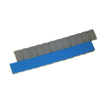 ГРУЗИКИ балансировочные, самоклеющиеся, сталь, серые, на синей ленте, 5 + 10 г, упаковка 100 шт