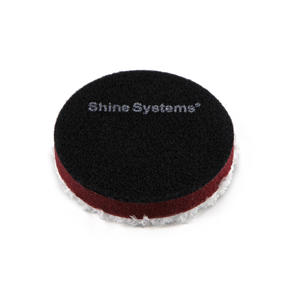 SHINE SYSTEMS MICROFIBER PAD, полировальный круг из микрофибры, 130 мм