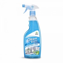 GRASS CLEAN GLASS, очиститель стекол, голубая лагуна, спрей 600 мл