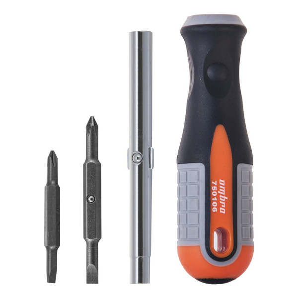 ОТВЕРТКА стержневая, 2 в 1, Round Grip 1/4