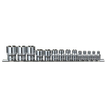 НАБОР торцевых головок TORX E4-E24, 1/4