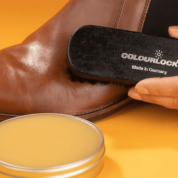 COLOURLOCK LEDER REINIGUNGSBURSTE GROSS SCHWARTZ, щетка с искусственной щетиной, 135х41 мм