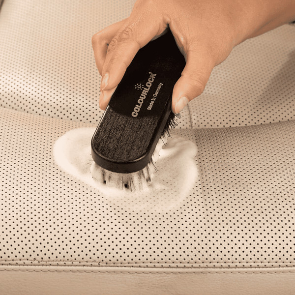 COLOURLOCK LEDER REINIGUNGSBURSTE GROSS SCHWARTZ, щетка с искусственной щетиной, 135х41 мм