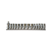 ROSSVIK SST0614, набор головок 1/4 6-14 мм, 14 предметов, на рельсе