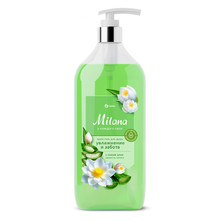 GRASS MILANA Свежесть лотоса, гель для душа, с маслом алоэ, флакон-дозатор 750 мл