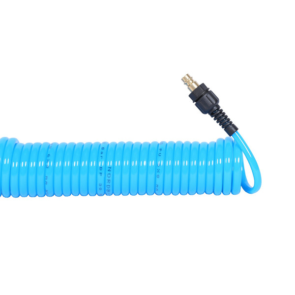 NORDBERG ШЛАНГ пневматический, спиральный, PU, 6x8 мм, 6 м, БРС