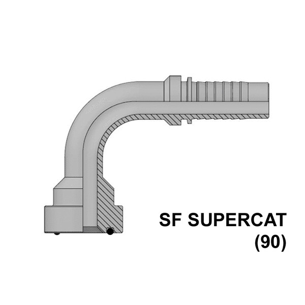 ФИТИНГ SFS DN 25 47.6 (90) 6000 psi, SUPERCAT