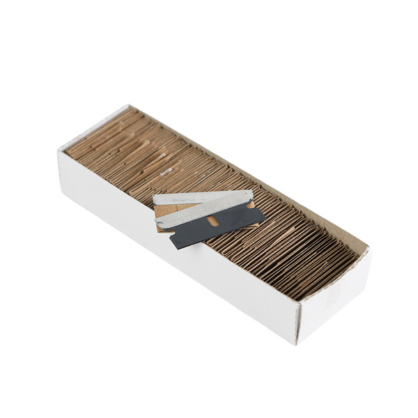 SHINE SYSTEMS ЛЕЗВИЯ сменные для скребка, черные, углеродистая сталь, упаковка 100 шт