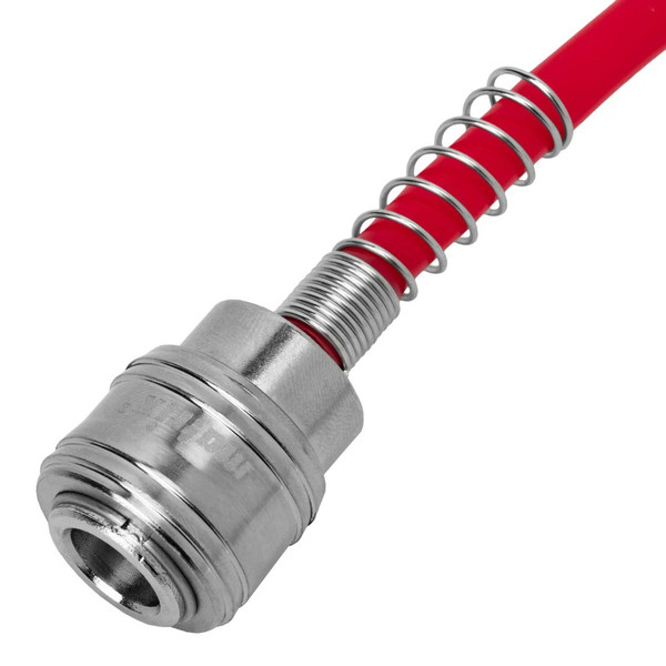 ШЛАНГ пневматический, спиральный, 15 м, PE, с быстросъемными соединениями, Matrix