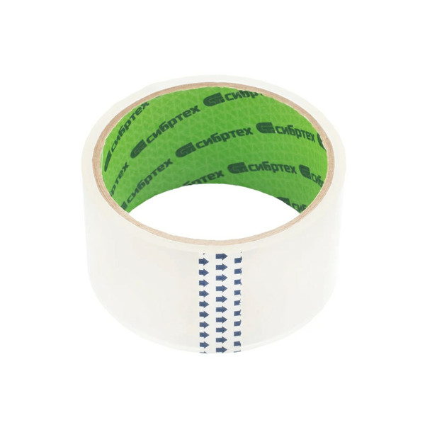 ЛЕНТА клейкая (скотч), 48 мм х 25 м, прозрачный, Сибртех