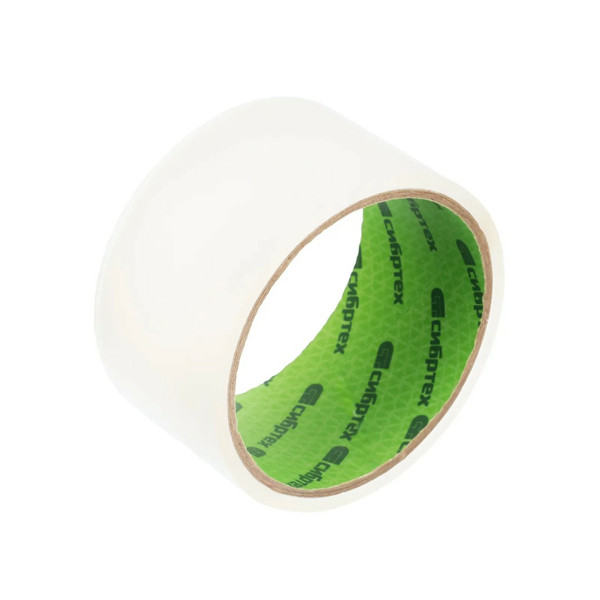 ЛЕНТА клейкая (скотч), 48 мм х 25 м, прозрачный, Сибртех