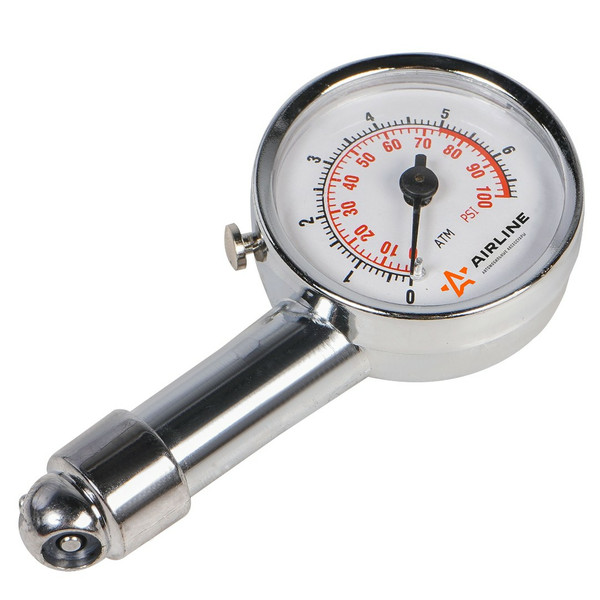 AIRLINE МАНОМЕТР стрелочный, для контроля давления в шинах, 7 атм