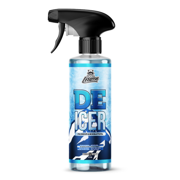 LERATON DE-ICER, размораживатель для стекол и замков, спрей 473 мл