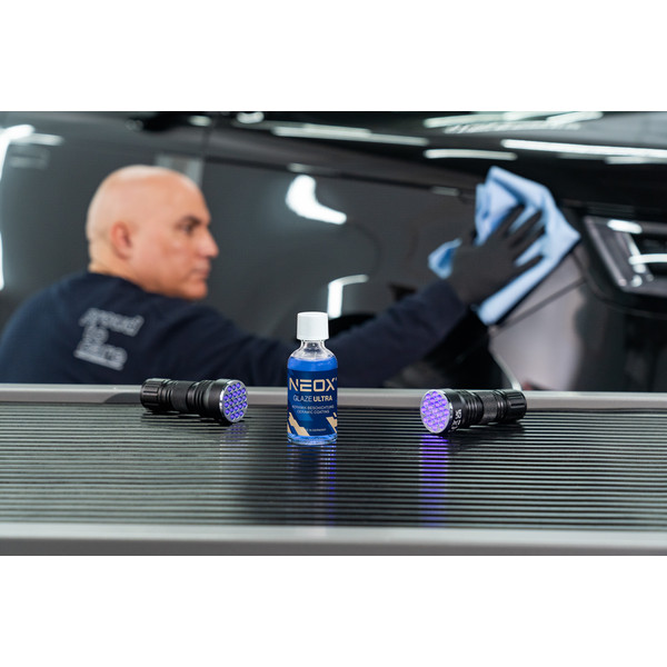 POLYTOP NEOX GLAZE ULTRA SET, керамическое покрытие с УФ-маркером, набор с флаконом 50 мл