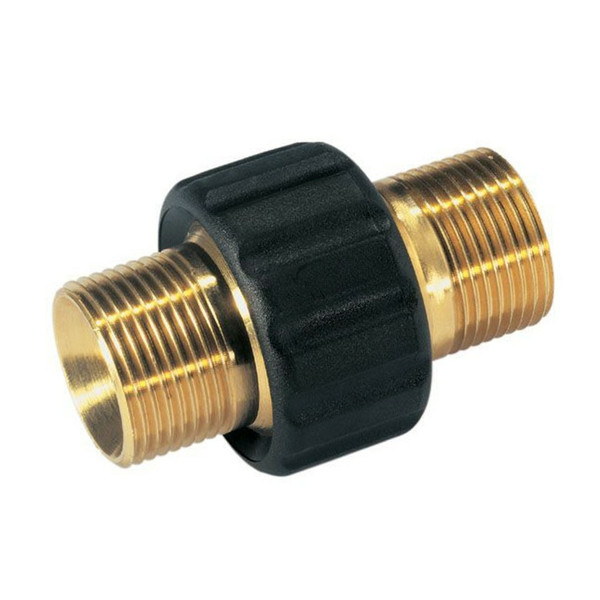 МУФТА соединительная, M22x1.5п - M22x1.5п, 350 бар, латунь