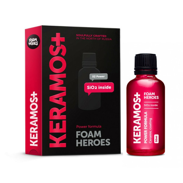 FOAM HEROES KERAMOS+, керамическое покрытие для ЛКП, флакон 50 мл