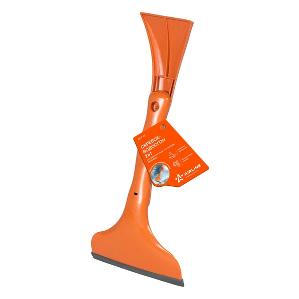 AIRLINE СКРЕБОК-ВОДОСГОН для снега и льда, 2 в 1, 38х16х8 см