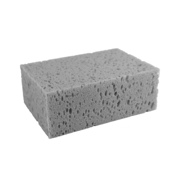 GRASS CAR SPONGE, губка поролоновая, крупнопористая, серая, 195х110х50 мм