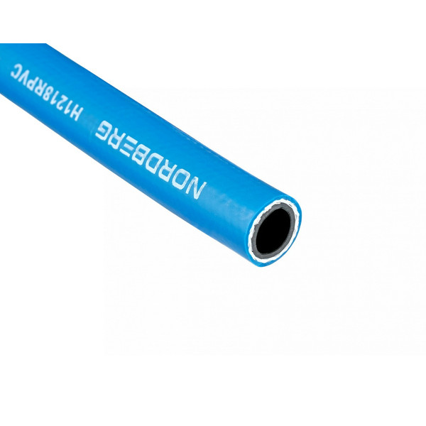 ШЛАНГ пневматический, прямой, PVC, синий, 12x18 мм, 20 бар, 1 п.м., Nordberg