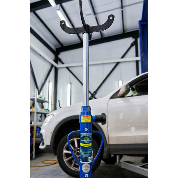 NORDBERG N3405, стойка трансмиссионная, 0.5 т, синяя