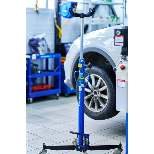 NORDBERG N3405, стойка трансмиссионная, 0.5 т, синяя