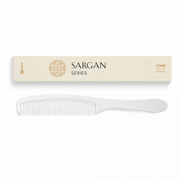 SARGAN COMB, расческа, пластик, картонная упаковка, короб 400 шт