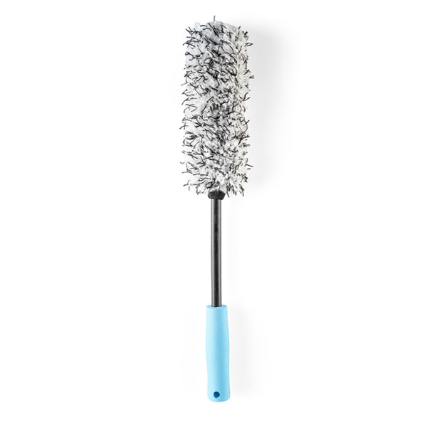 SHINE SYSTEMS MICROSOFT WHEEL BRUSH SLIM, микрофибровый ершик для чистки колесных дисков, 50 см