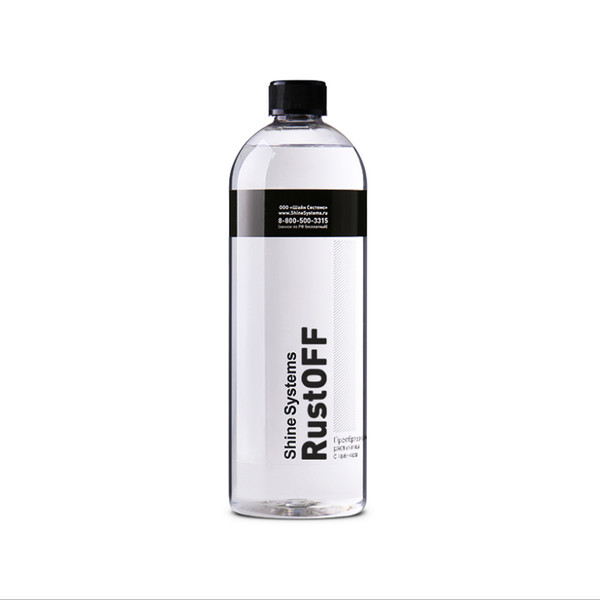 SHINE SYSTEMS RUSTOFF, преобразователь ржавчины с цинком, флакон 750 мл