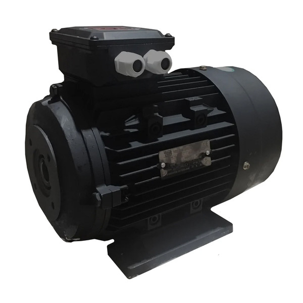 TOR H112, электродвигатель 380V, 5.5 кВт, 1450 об/мин, фланец 75 мм, полый вал