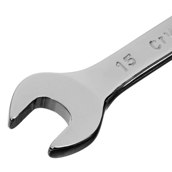 КЛЮЧ комбинированный, 15 мм, CrV, полированный хром, Matrix