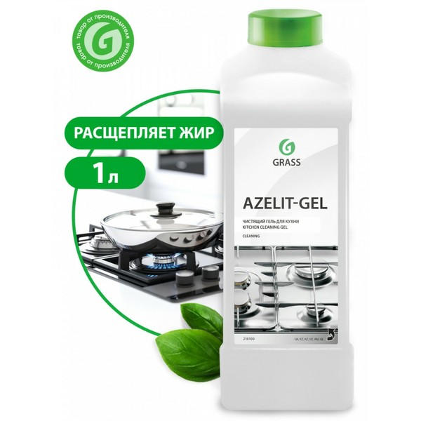 GRASS AZELIT-GEL, чистящее средство для кухни, канистра 1 л
