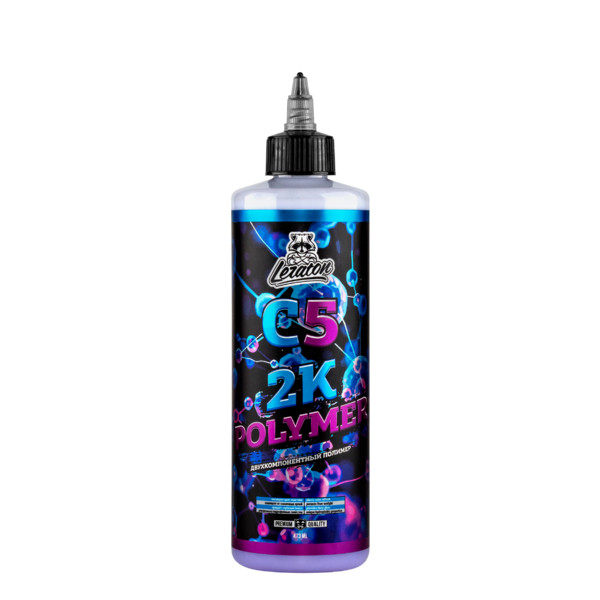 LERATON C5 2K POLYMER, двухкомпонентный полимер для ЛКП, флакон 473 мл