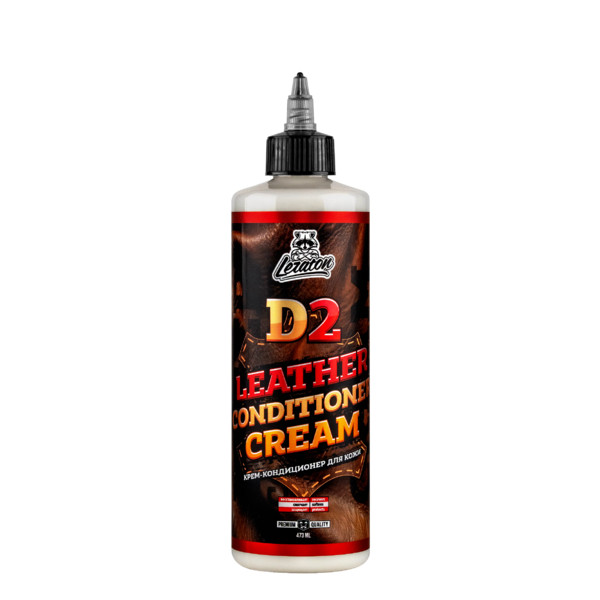 LERATON D2 LEATHER CONDITIONER CREAM, крем-кондиционер для кожи, флакон 473 мл