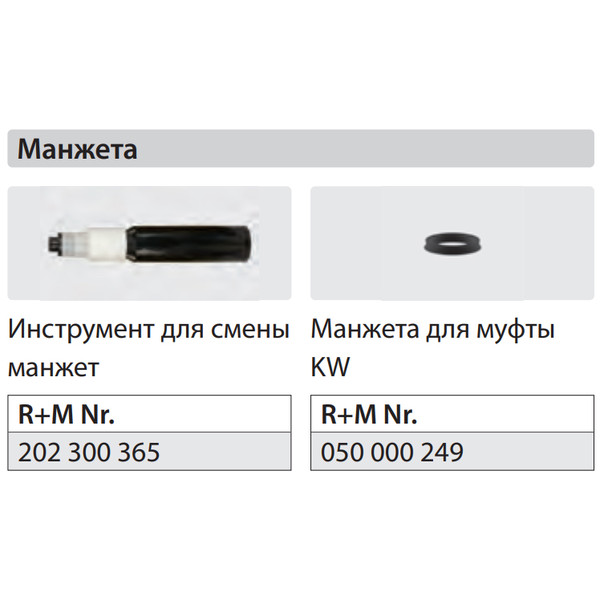 РЕМКОМПЛЕКТ быстросъемной муфты KW PK-0223 (кольцо 1 шт.)