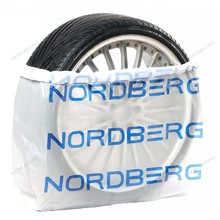 ПАКЕТЫ ДЛЯ ШИН с логотипом Nordberg, 110 х110 см, упаковка 100 шт