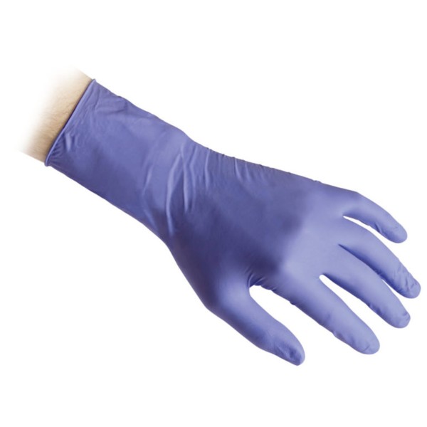 REFLEXX N99, перчатки нитриловые, сверхдлинные, синие, размер L, упаковка 50 штук