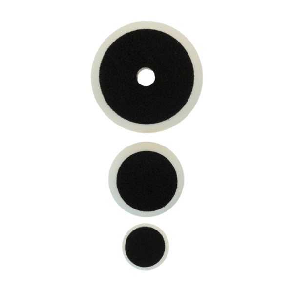 AUTECH КОМПЛЕКТ полировальных кругов, мягких финишных, белых, D75 мм/54 мм/34 мм