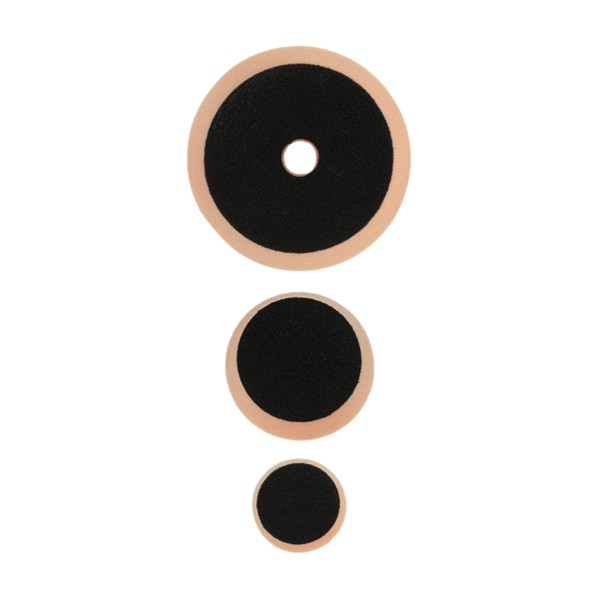 AUTECH КОМПЛЕКТ полировальных кругов, полутвердых антиголограммных, оранжевых, D75 мм/54 мм/34 мм