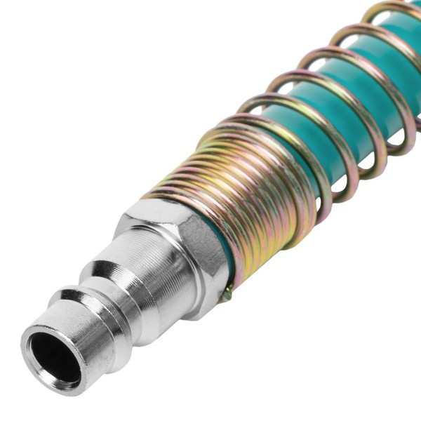 ШЛАНГ пневматический, спиральный,10 м, PE, с быстросъемными соединениями, Stels