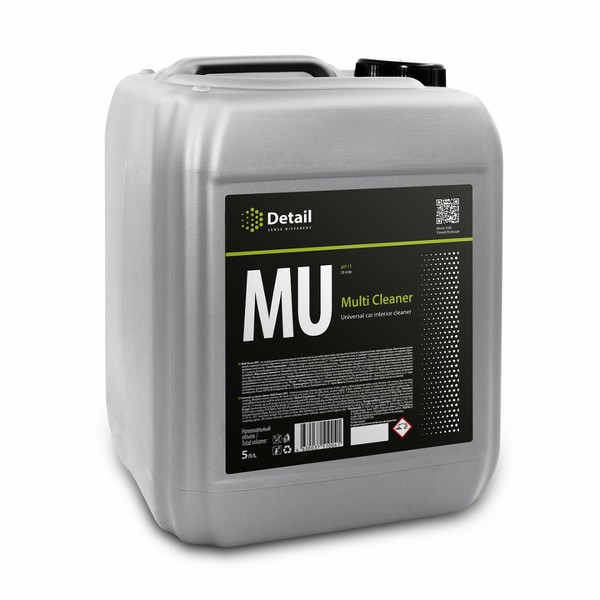 DETAIL MULTI CLEANER (MU), универсальный очиститель, концентрат, канистра 5 л