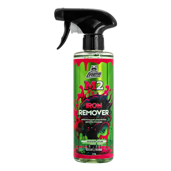 LERATON M2 IRON REMOVER, нейтральный очиститель дисков и кузова, с индикацией, спрей 473 мл