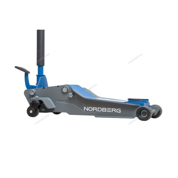 NORDBERG N32036, домкрат гидравлический, подкатной, низкий, с педалью, 3.5 т, 95-500 мм