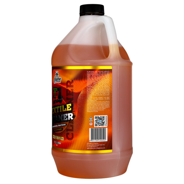 LERATON T1+ STRONG, суперконцентрированный очиститель текстиля, концентрат, канистра 3.8 л