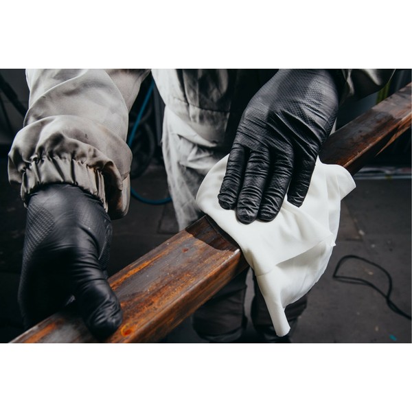 JETA SAFETY JSN NATRIX, перчатки нитриловые, черные, (L), упаковка 50 штук