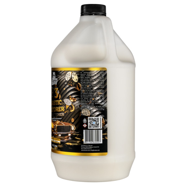 LERATON P3 PLASTIC RESTORER & CONDITIONER, кондиционер пластика, канистра 3.8 л