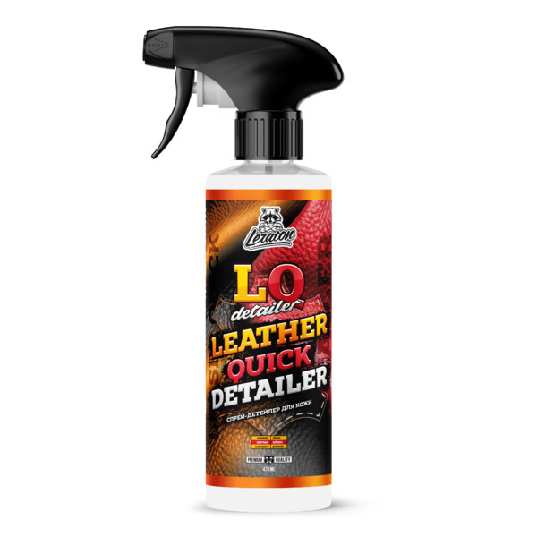 LERATON LQ LEATHER QUICK DETAILER, спрей-детейлер для кожи, спрей 473 мл
