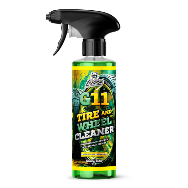 LERATON G11 TIRE AND WHEEL CLEANER, очиститель покрышек и колесных дисков, спрей 473 мл